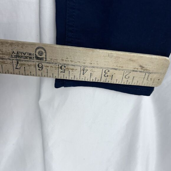 Violets And Roses Women's Navy Blue Sz 2 Chino Pants stretchy Trousers - Picture 2 of 10